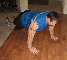 Pushups with Strands for Added Resistance
